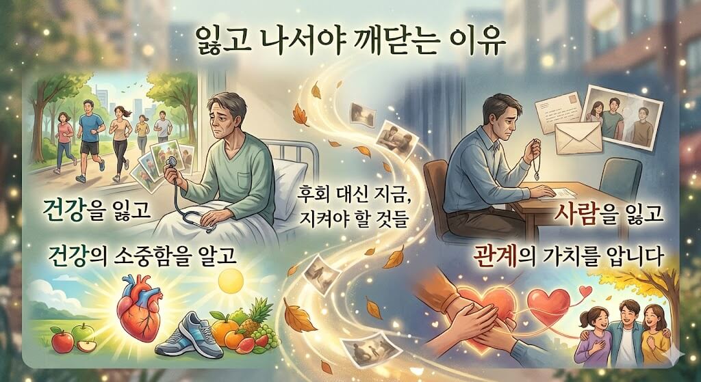 잃고나서 깨닫는 이유 이미지