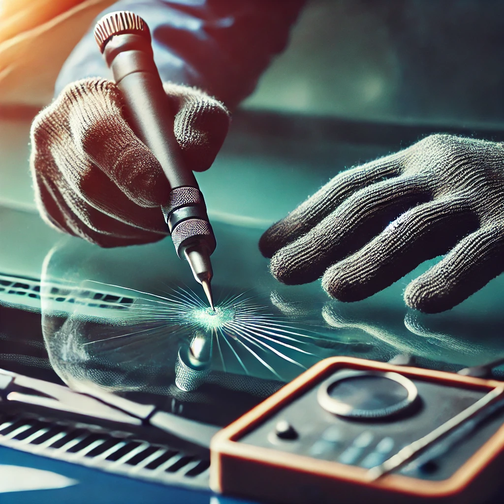 전면유리 손상 복구