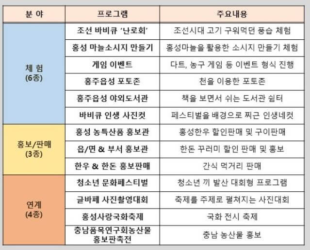홍성바베큐축제