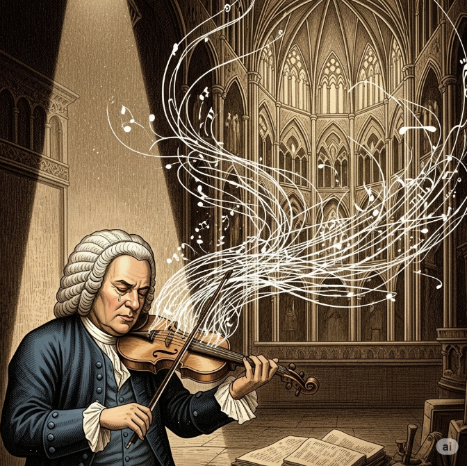 바흐 <파르티타 2번> 관련 그림