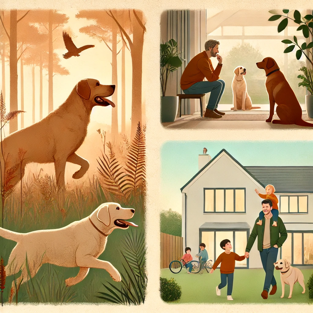 🦮 래브라도 리트리버: 사냥개에서 가족견으로의 진화