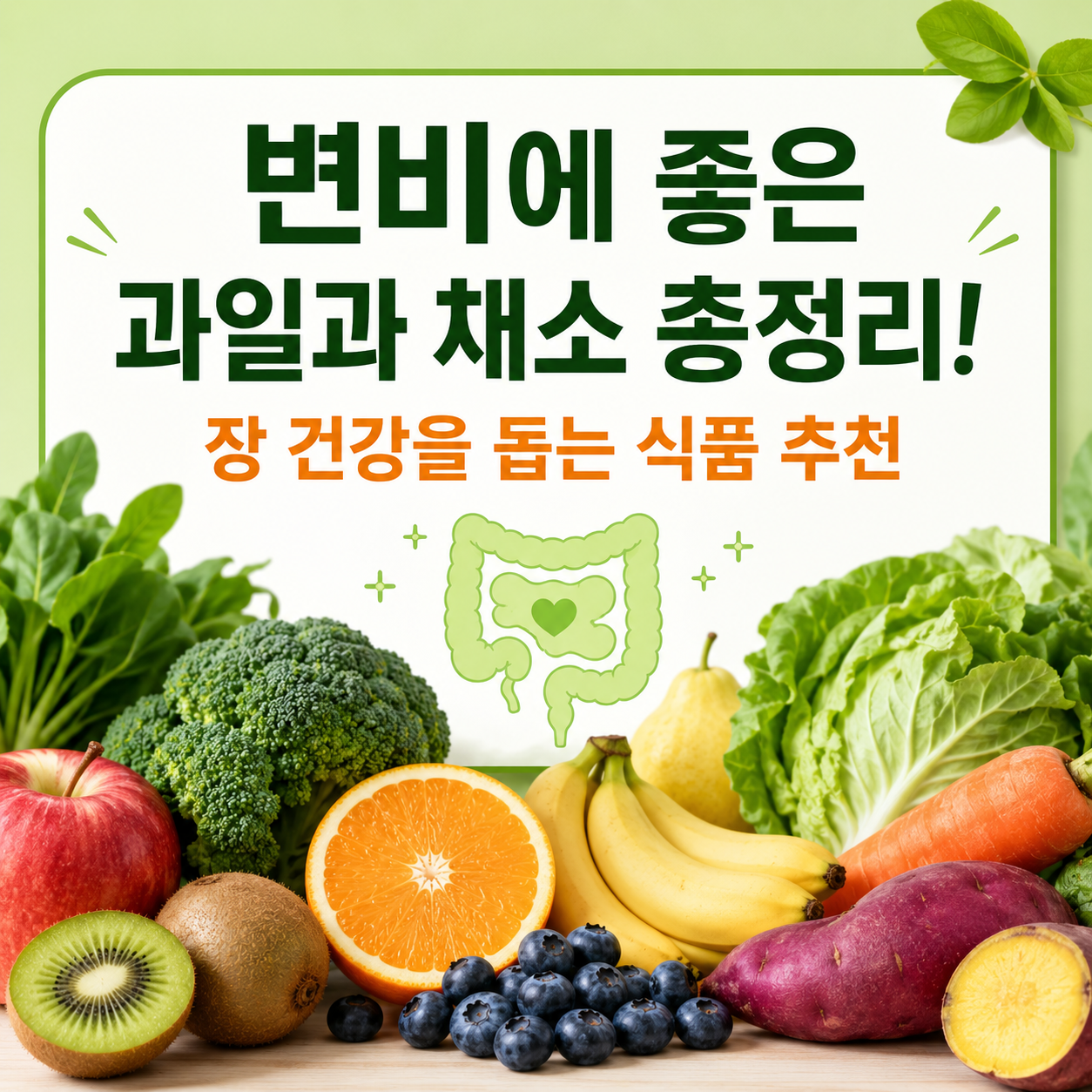 변비에 좋은 과일과 채소