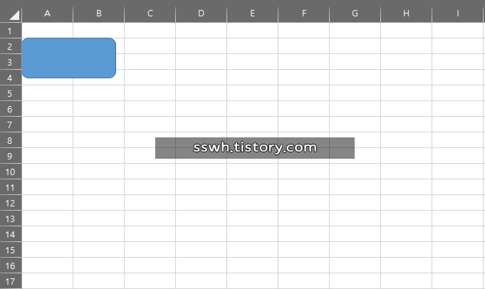 도형 삽입 후 등간격 복제하기