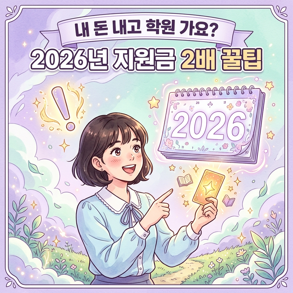 2026년 개편된 국민내일배움카드 지원금 혜택을 확인