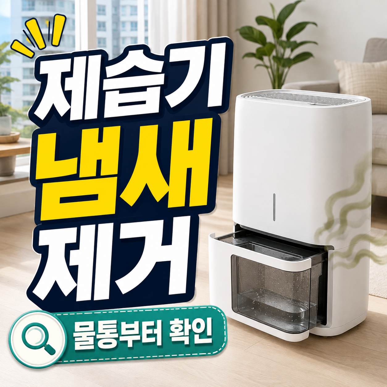 제습기 냄새 제거