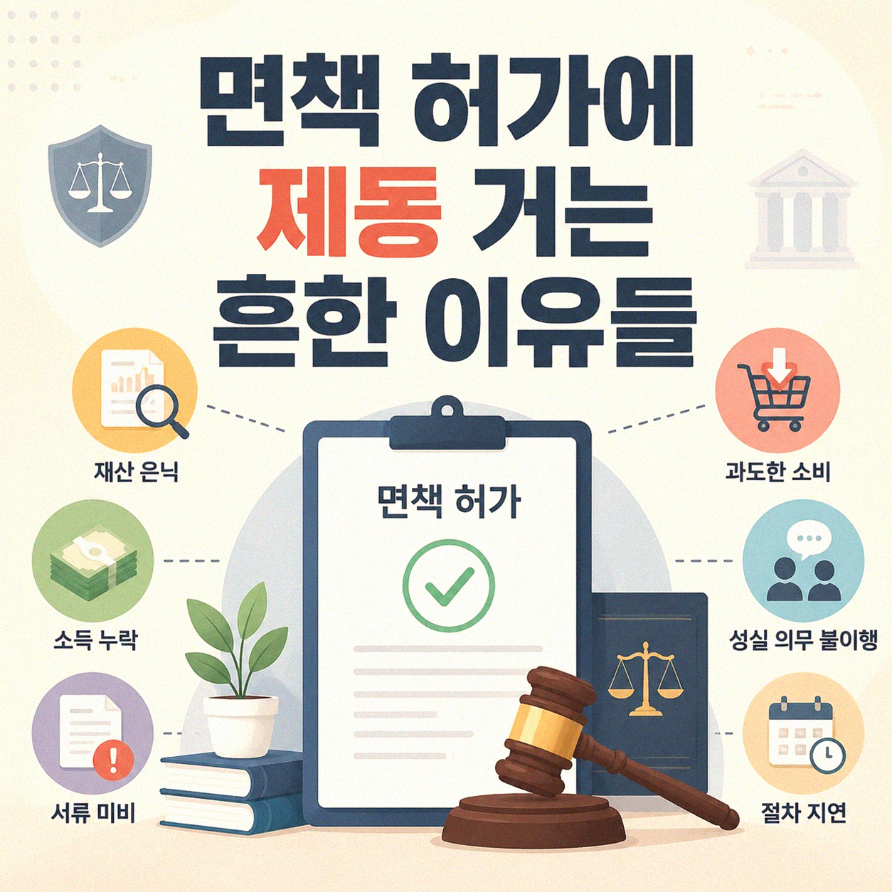개인회생 면책받기 어려운 경우 겪어본 이야기