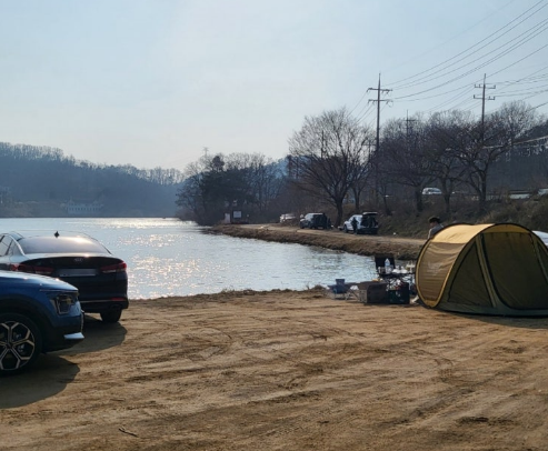 화성 기천저수지 캠핑장
