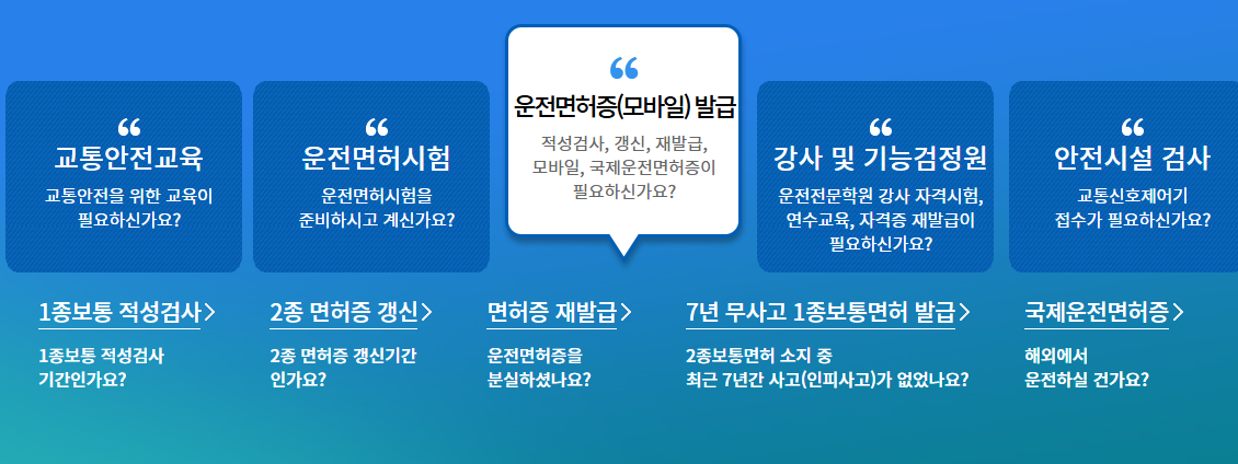 국제면허증 온라인 신청방법