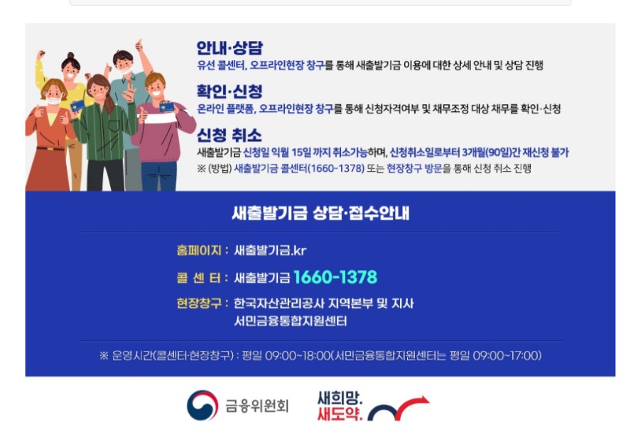 자영업자 채무조정 새출발기금 지원 알아보기