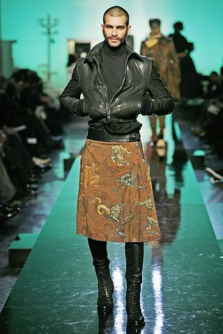 JeanPaulGaultier men skirt