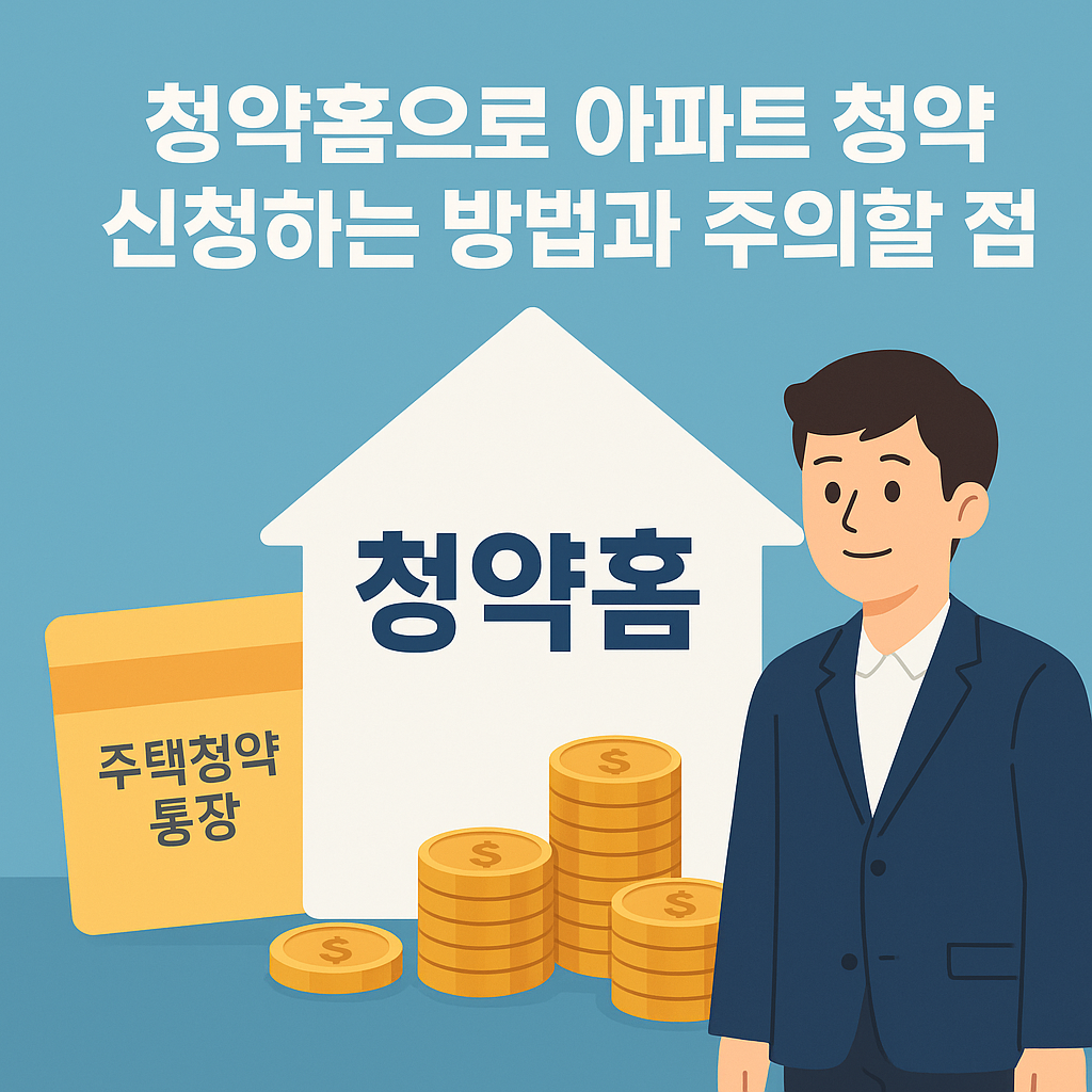 청약홈으로 아파트 청약 신청하는 방법과 주의할 점 총정리
