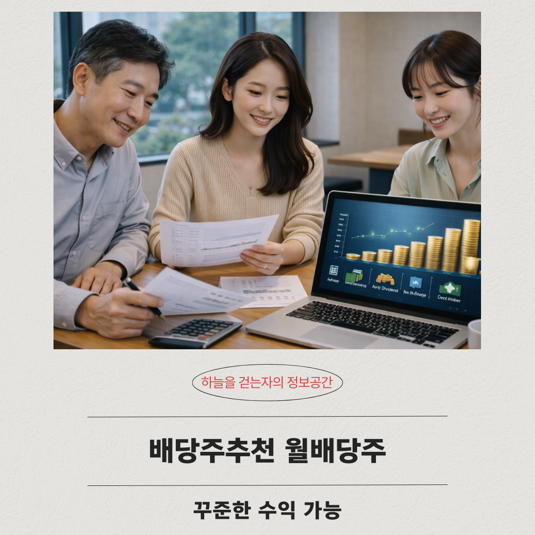 배당주추천 월배당주, 꾸준한 수익 가능