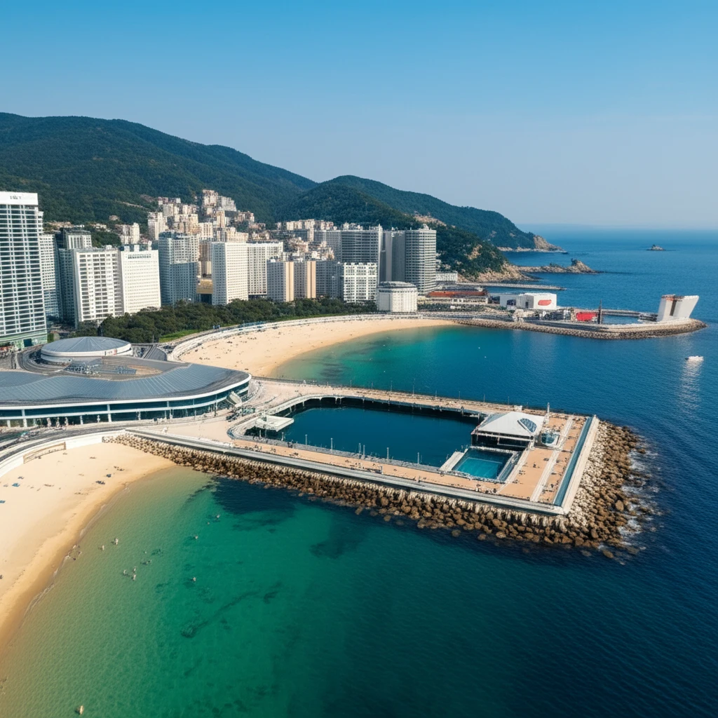 해운대 스카이캡슐 미포 정거장 청사포..