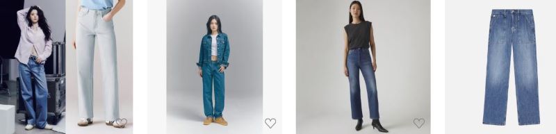 Features of straight-fit jeans