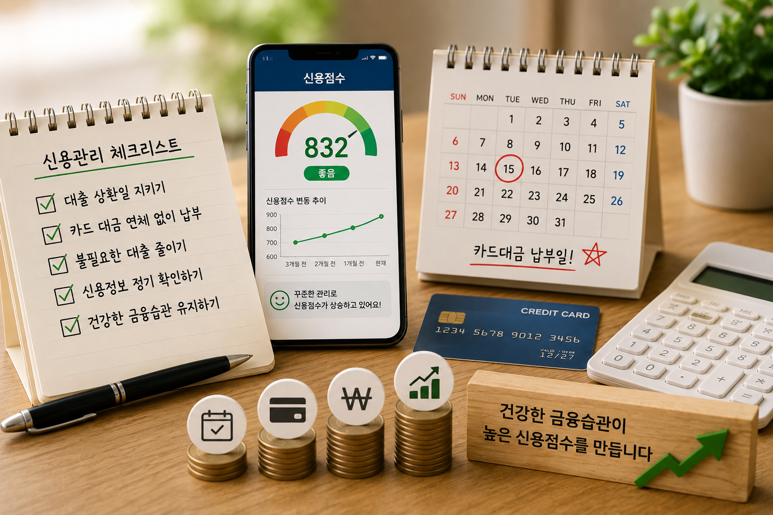 신용점수를 관리하는 올바른 금융생활
