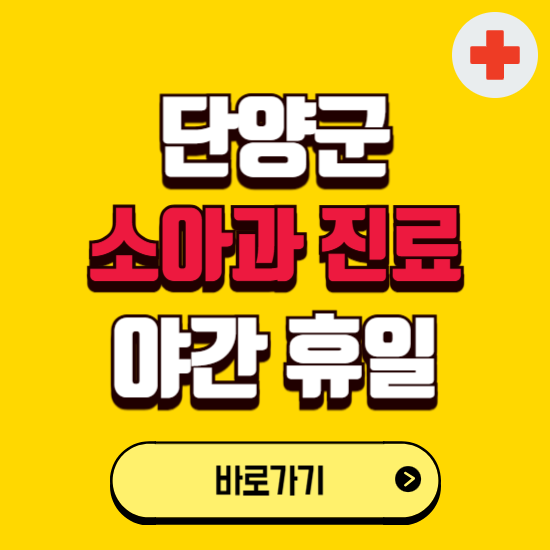 단양군 야간 소아과 진료병원 찾기 ❘ 24시 일요일 주말 연휴 응급진료 추천 잘하는 곳