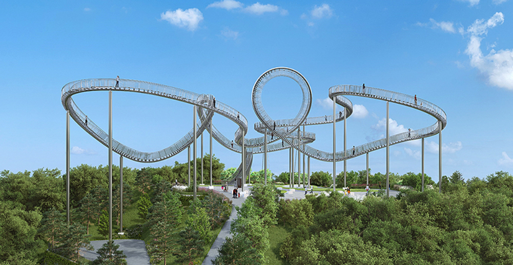 환호공원 스카이워크 전체 풍경