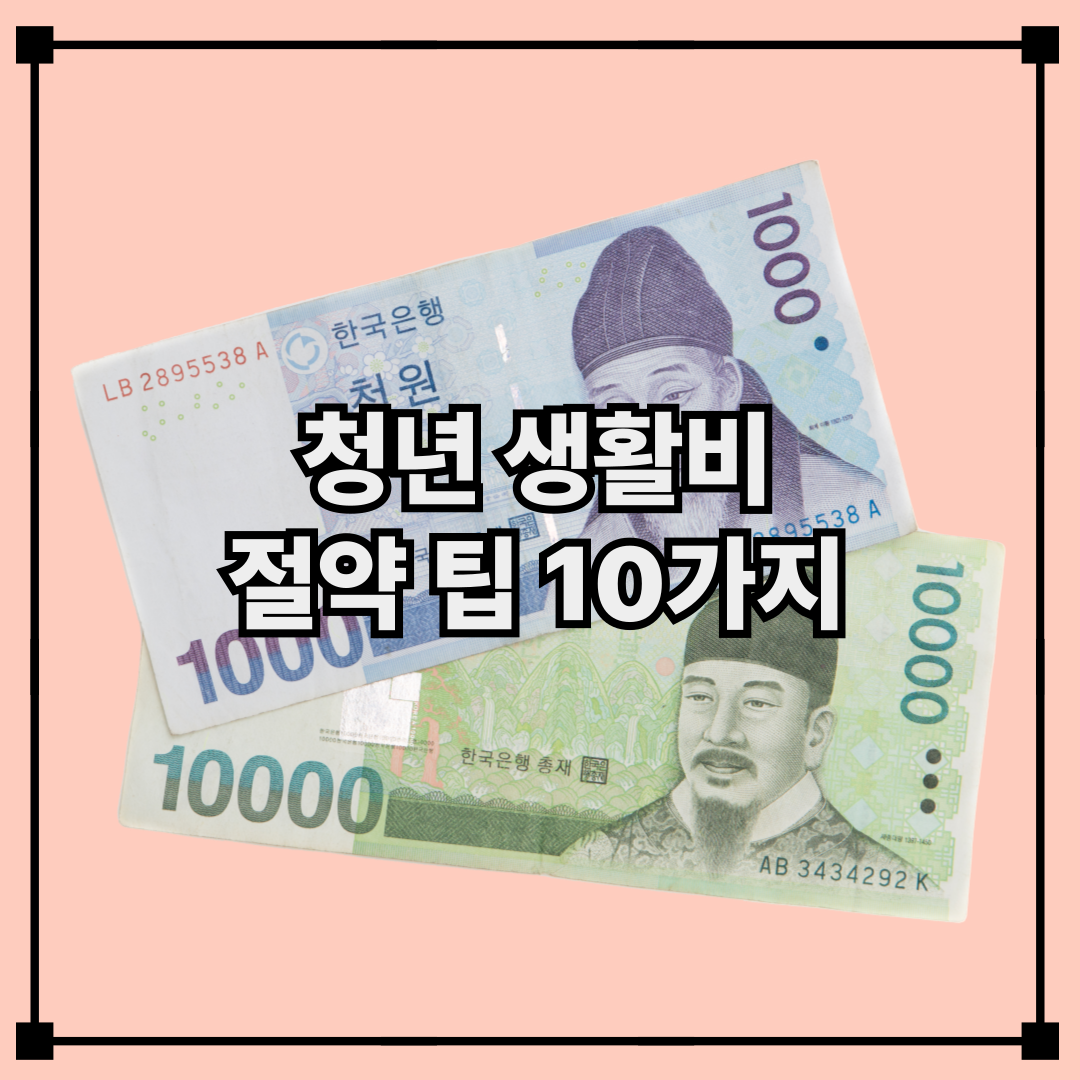 청년 생활비 절약법 10가지 (10 Ways to Save Money for Youth): 월급 쏠쏠하게 관리하는 비법