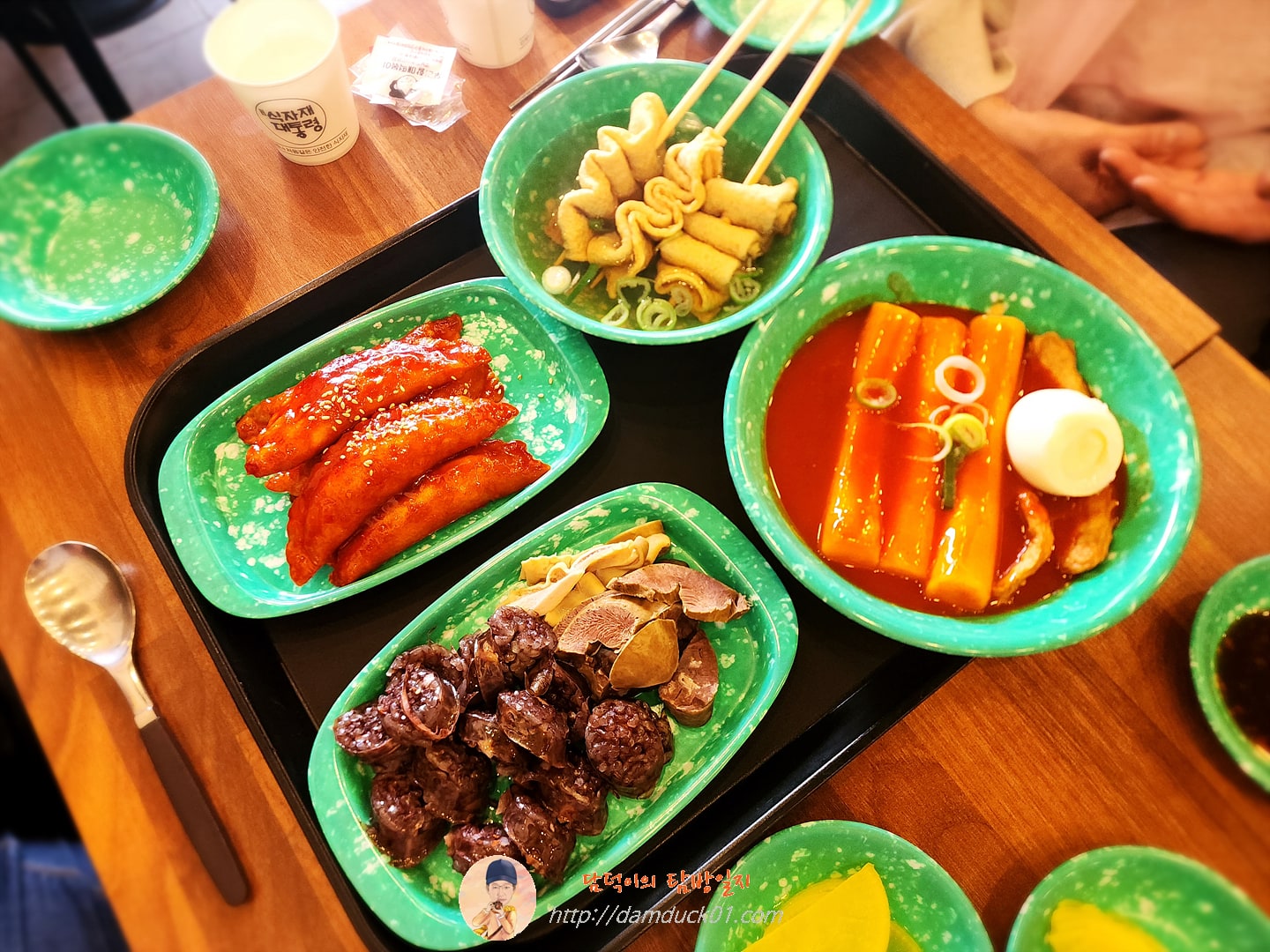 가래떡 세트, 무침만두