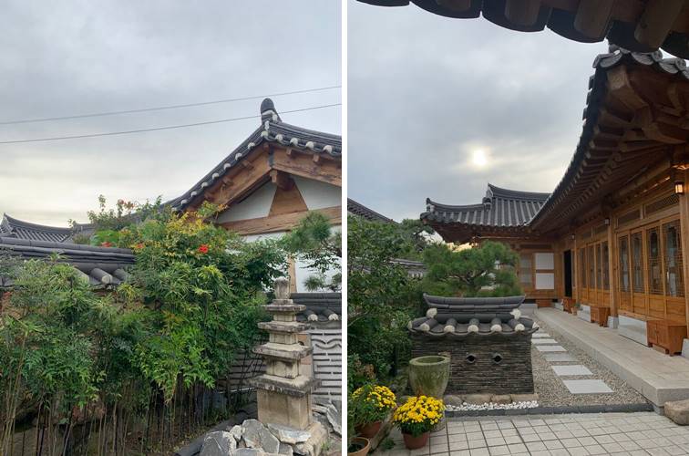 위연재 한옥 숙소 내부 모습