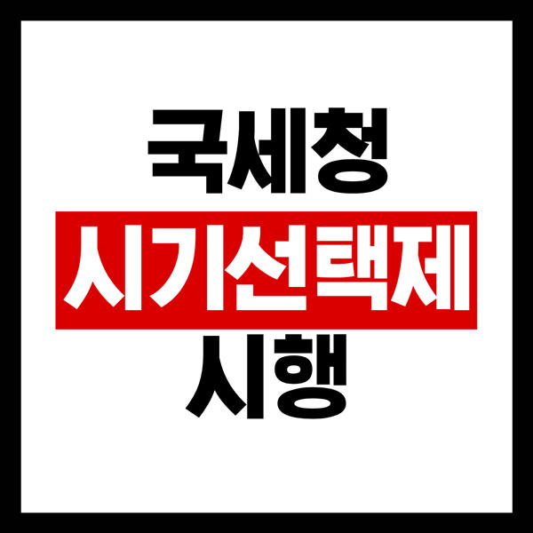 국세청 시기선택제