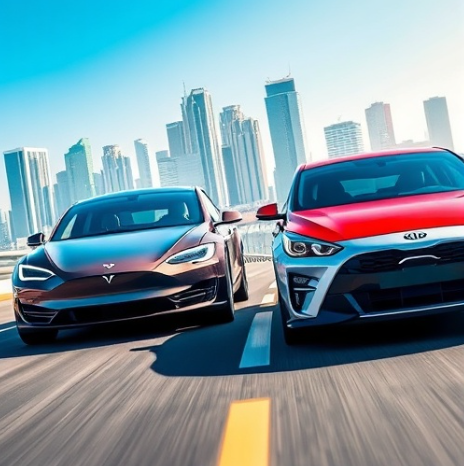 기아vs테슬라 전기차