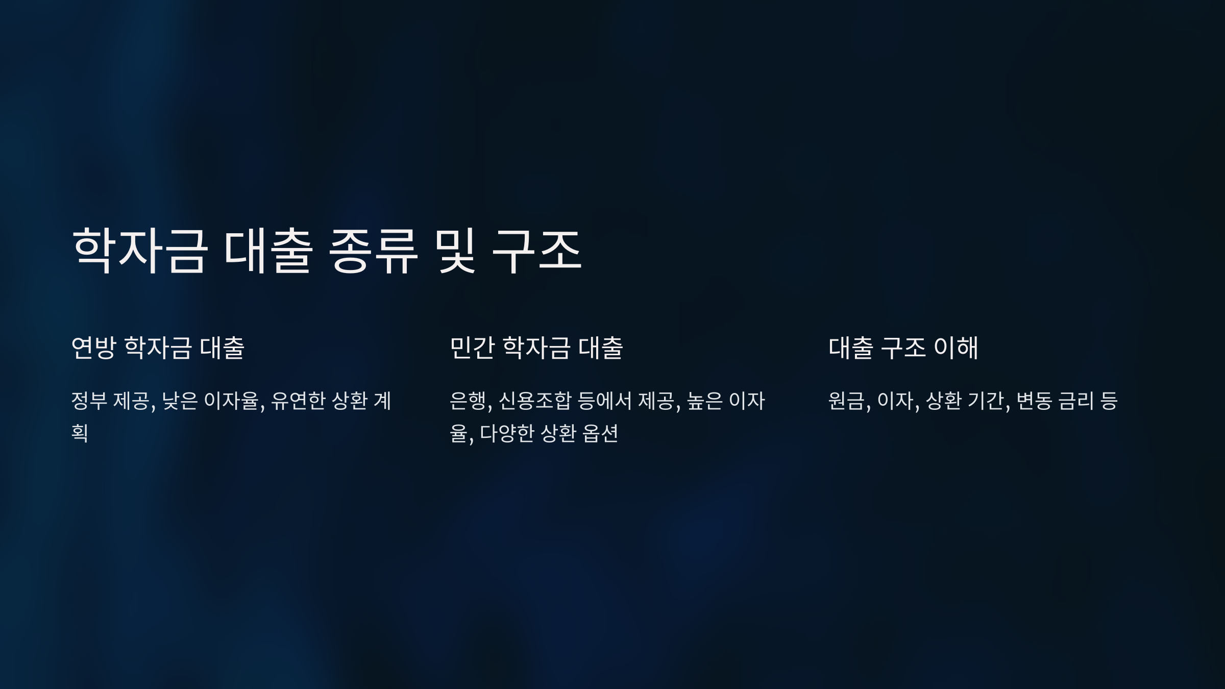학자금 대출 상환
