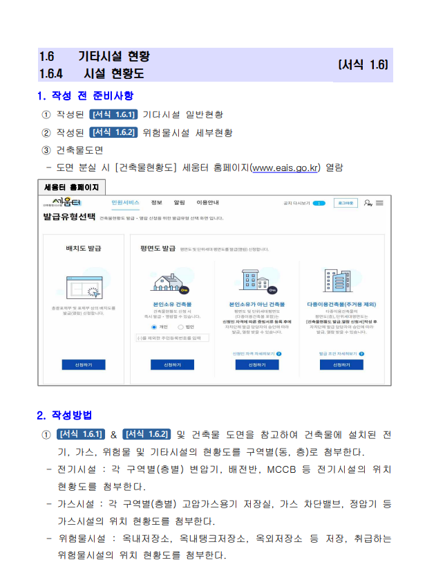 소방계획서 집회용도 양식 및 작성법