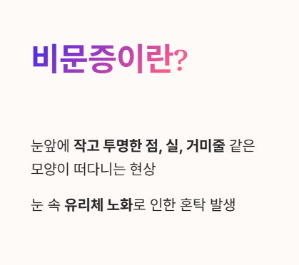 비문증이란