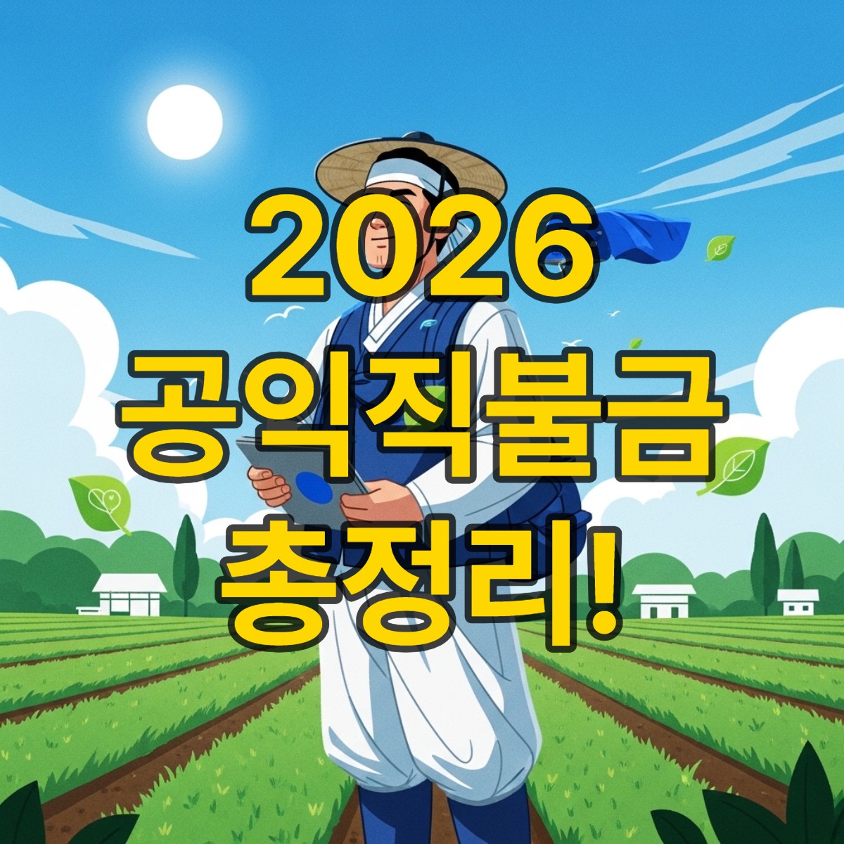 공익직불금 신청 자격 방법 지급시기