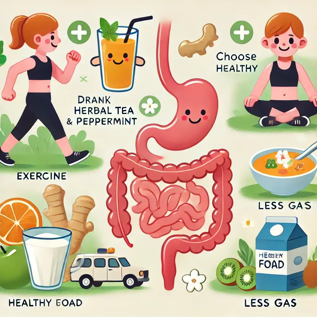 방귀를 줄이는 방법