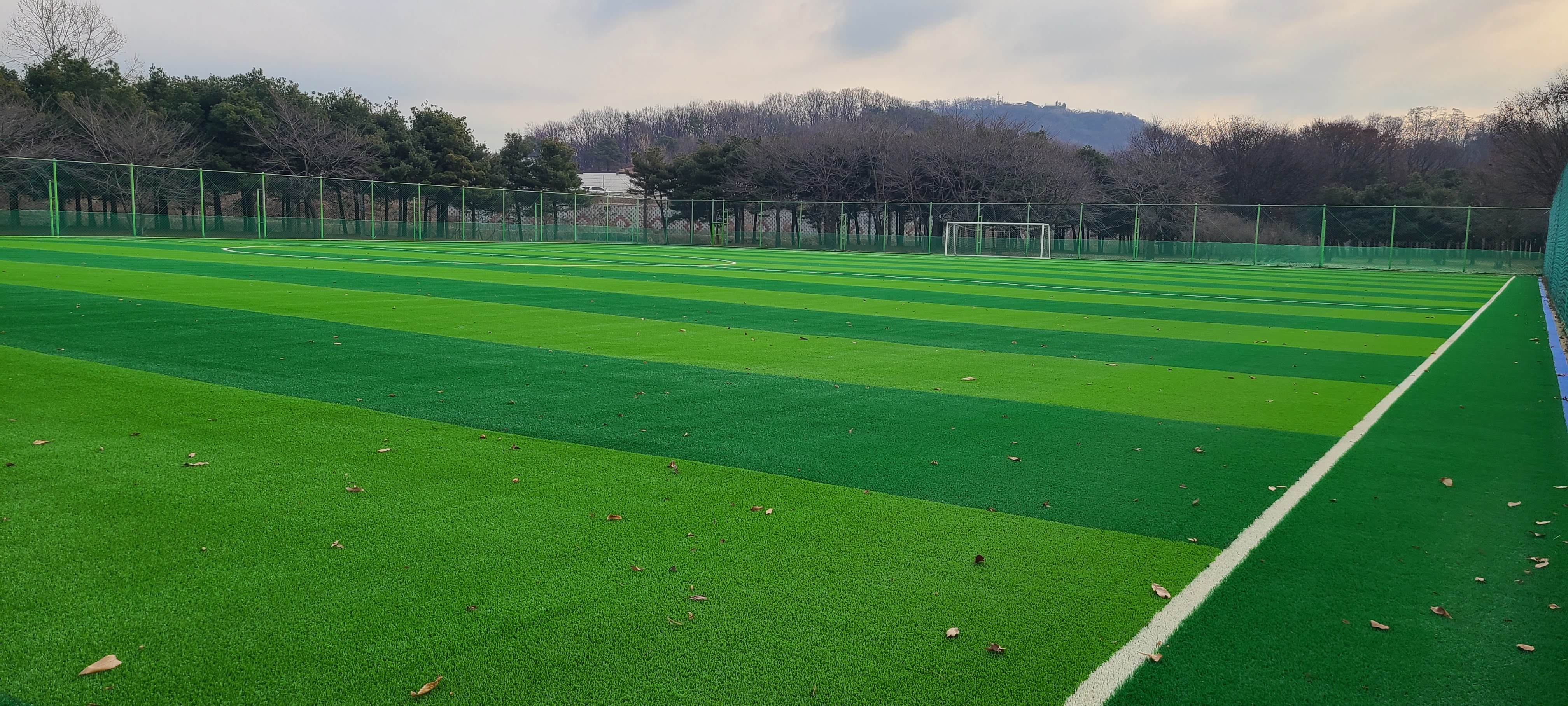 난지물재생센터 축구장 전경