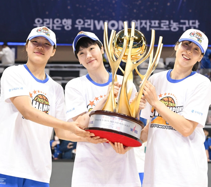 여자농구 챔피언결정전 우리은행 우승 영상