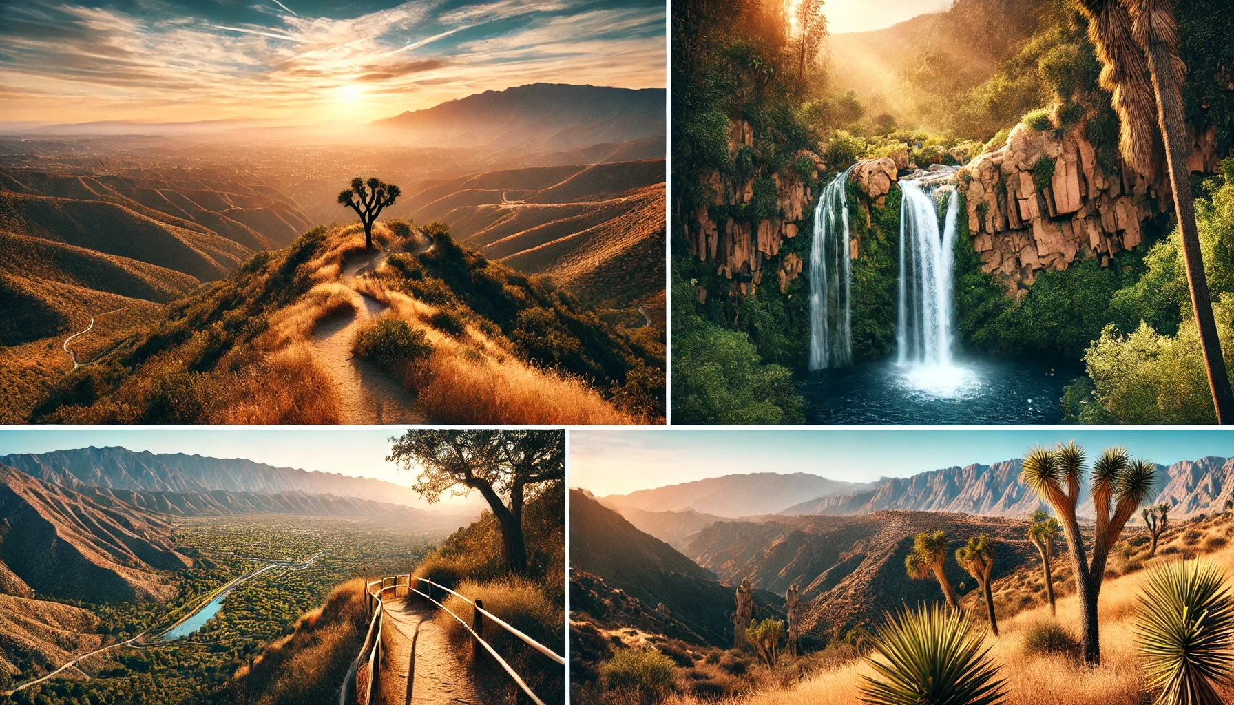 LA 근교 자연 명소의 아름다운 풍경