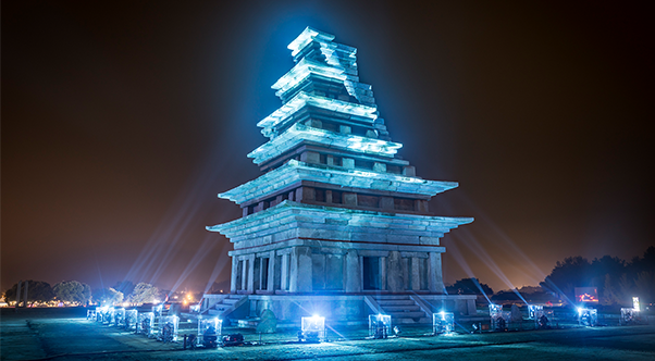 익산 미륵사지 석탑 미디어아트 여행 가이드