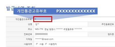 개인통관번호 발급 및 조회 방법