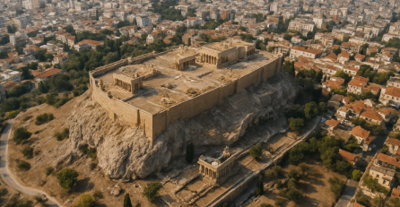 지형을 판단한 도시 계획의 모습