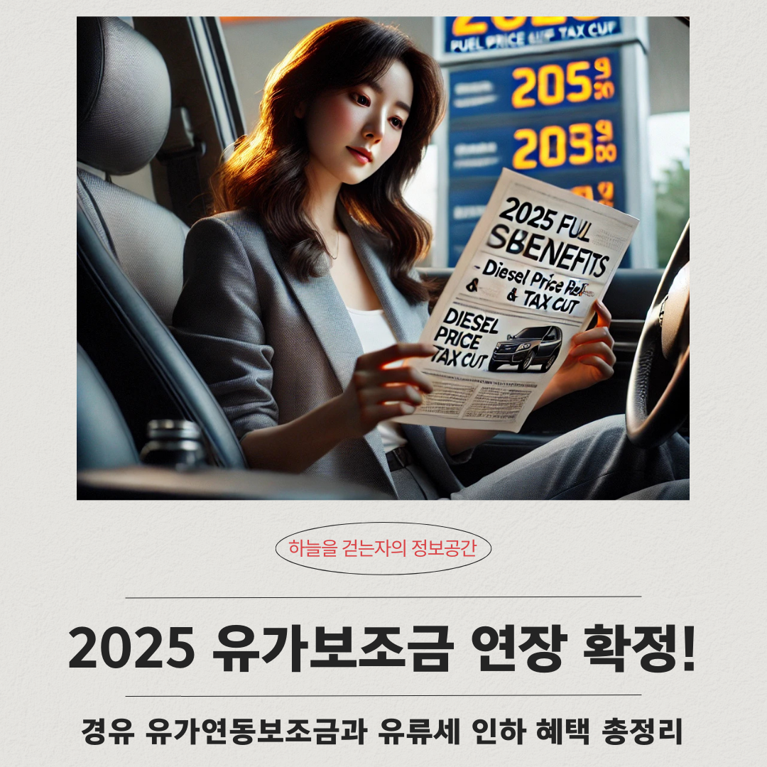 2025 유가보조금 연장 확정! 경유 유가연동보조금과 유류세 인하 혜택 총정리