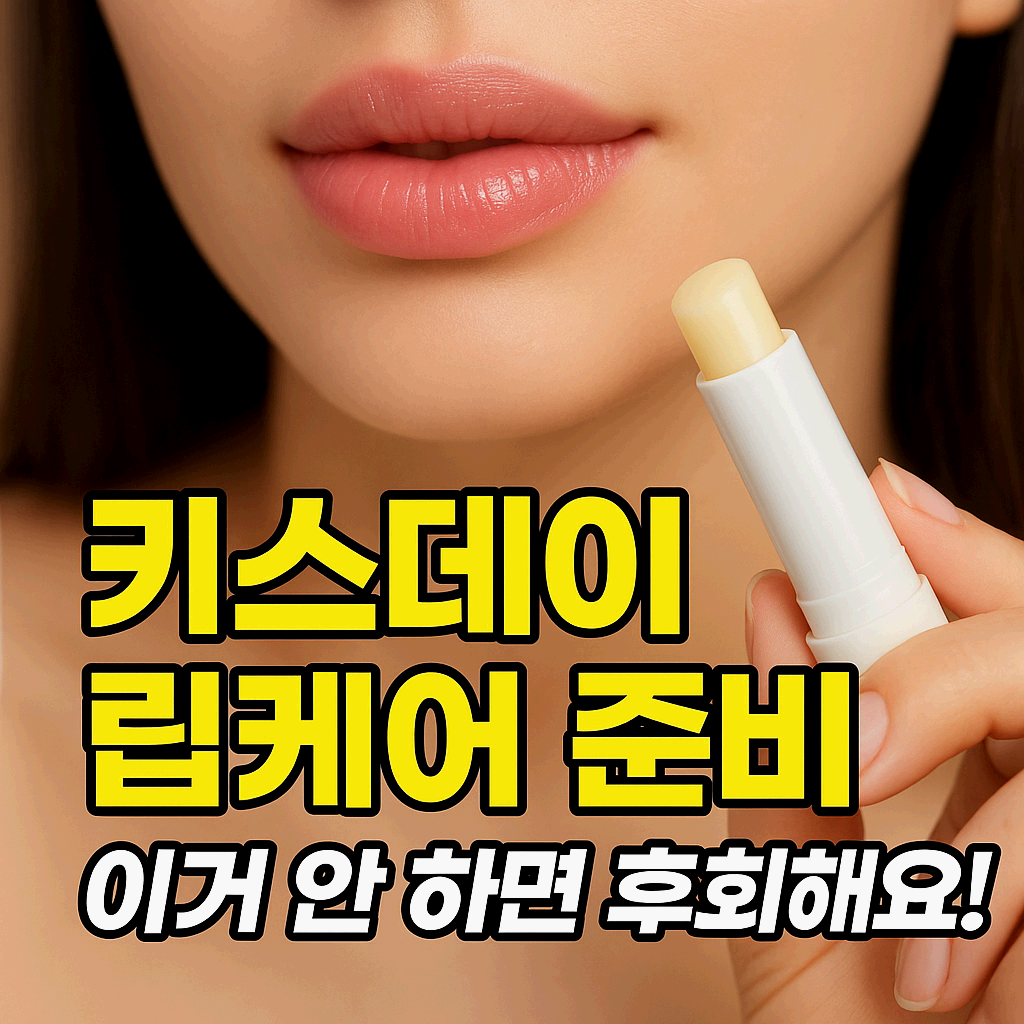 💋 키스데이 립케어 준비, 이대로만 하면 키스 성공률 200% 올라갑니다!