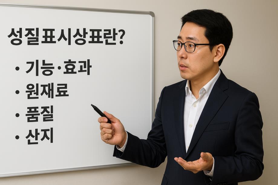 성질표시상표 유형을 설명하는 변리사