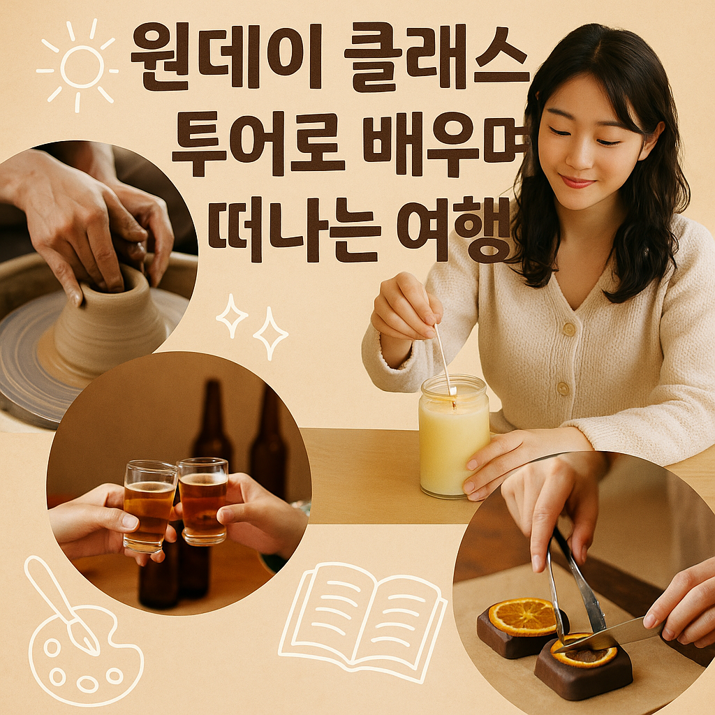 원데이 클래스 투어로 배우며 떠나는 여행