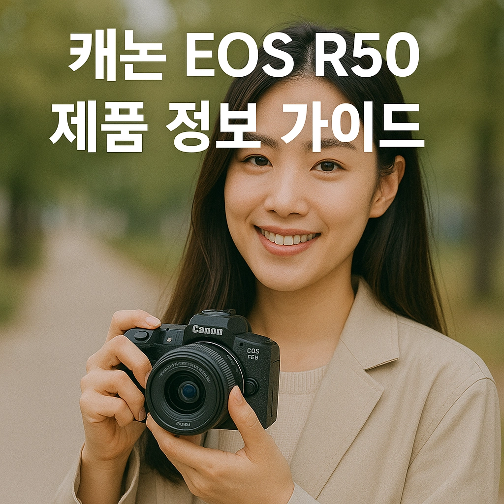 캐논 EOS R50 학생용 카메라 가이드