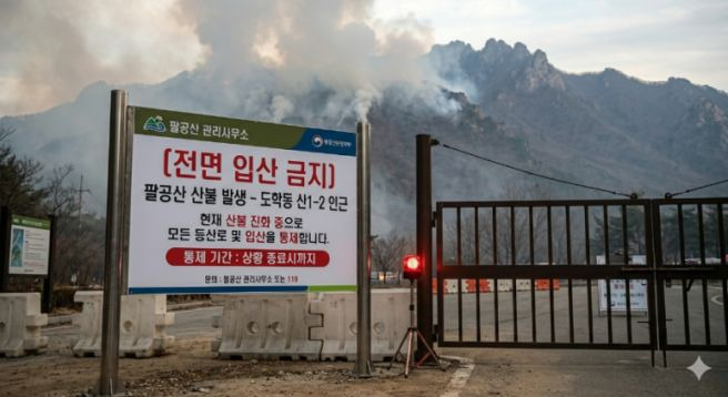 대구 팔공산 산불