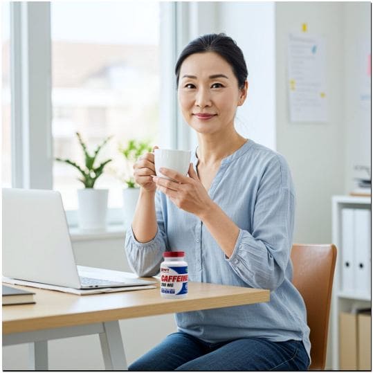 카페인 무수물과 수화물의 흡수율과 효과 차이 및 주의점