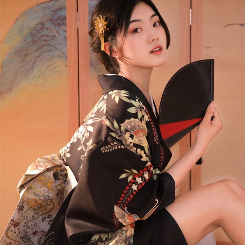 전통 유카타 일본 기모노 코스튬 코스프레 의상 여행
