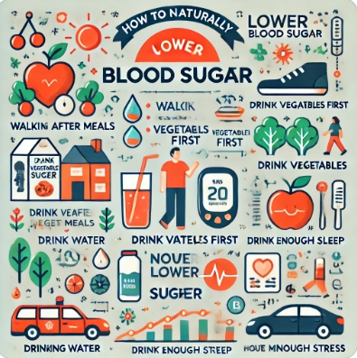 혈당을 자연스럽게 낮추는 방법