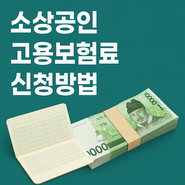 2025년 소상공인 고용보험료 신청방법