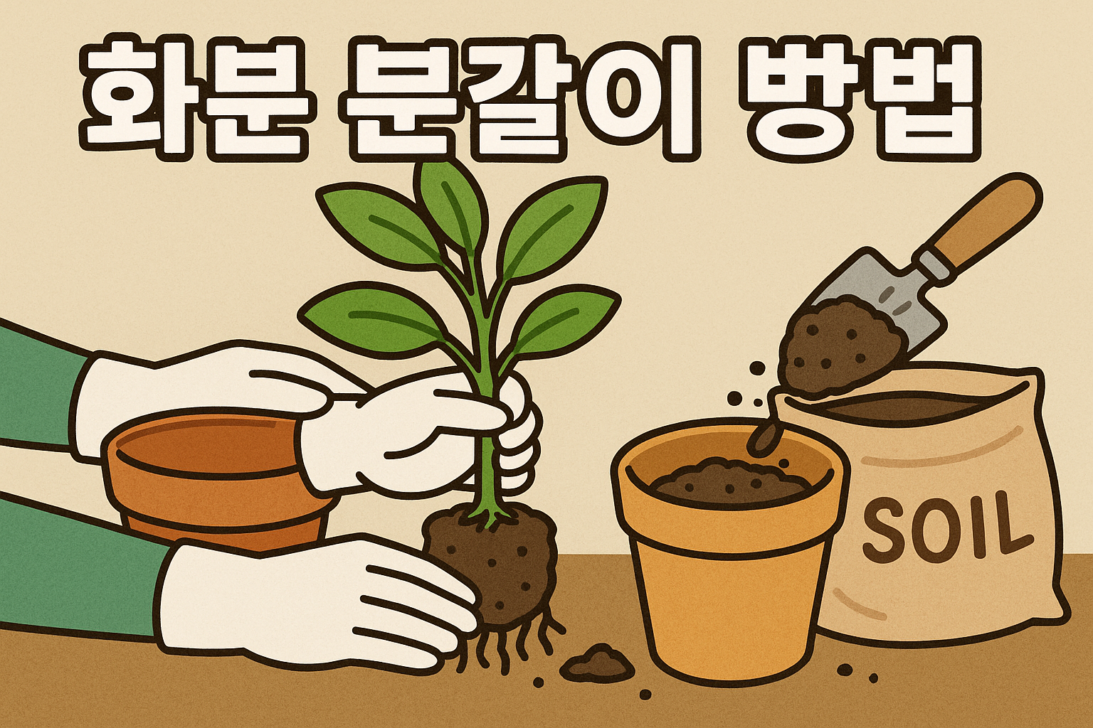 화분 분갈이 방법