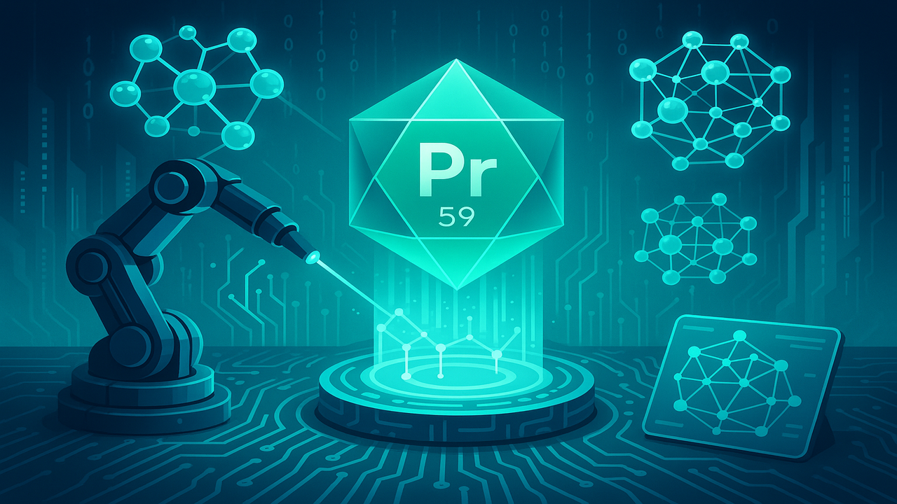 나노기술 기반 합성 프라세오디뮴 활용 관련 사진