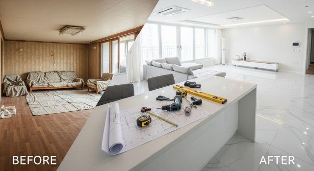 30평대 아파트 리모델링 전후 비교와 인테리어 공사 현장 모습